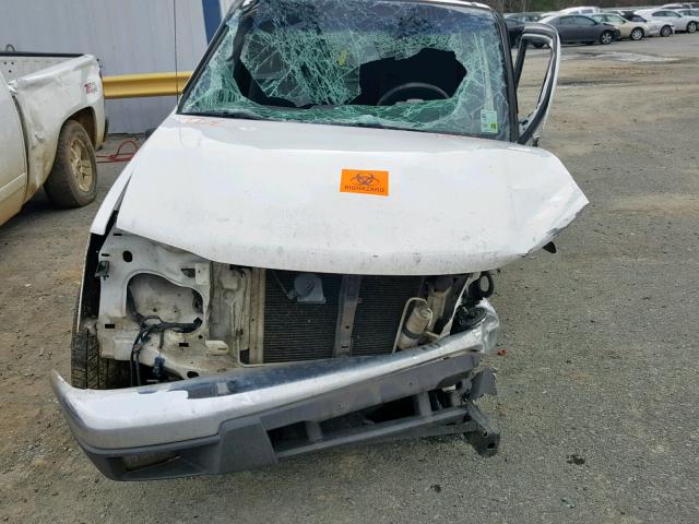 1GTCS139798149382 - 2009 GMC CANYON WHITE photo 7