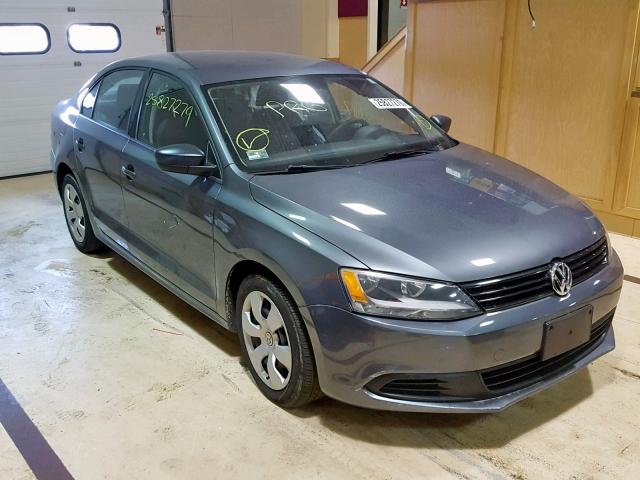 3VW2K7AJ3CM322018 - 2012 VOLKSWAGEN JETTA BASE GRAY photo 1