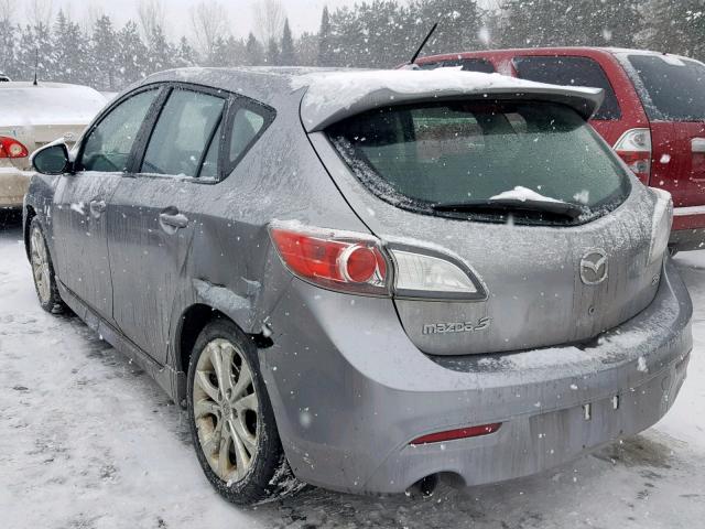 JM1BL1H59A1214096 - 2010 MAZDA 3 S SILVER photo 3