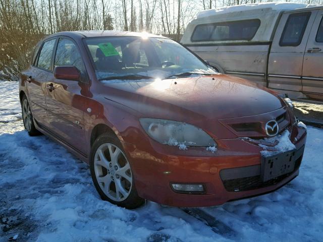 JM1BK344191230364 - 2009 MAZDA 3 S RED photo 1