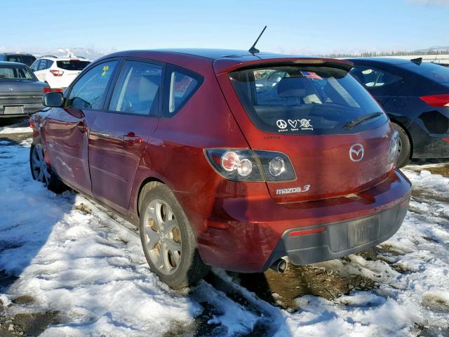 JM1BK344191230364 - 2009 MAZDA 3 S RED photo 3