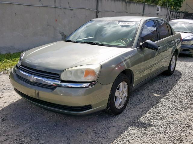 1G1ZT528X5F147163 - 2005 CHEVROLET MALIBU LS GREEN photo 2