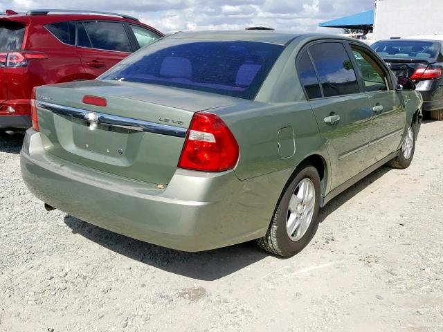 1G1ZT528X5F147163 - 2005 CHEVROLET MALIBU LS GREEN photo 4