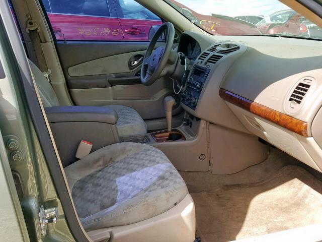 1G1ZT528X5F147163 - 2005 CHEVROLET MALIBU LS GREEN photo 5