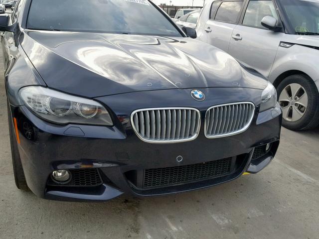 WBAFR9C50CDX79356 - 2012 BMW 550 I BLUE photo 9