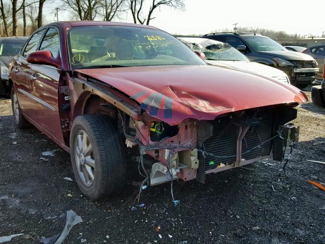 2G4WD582X81177829 - 2008 BUICK LACROSSE C RED photo 1