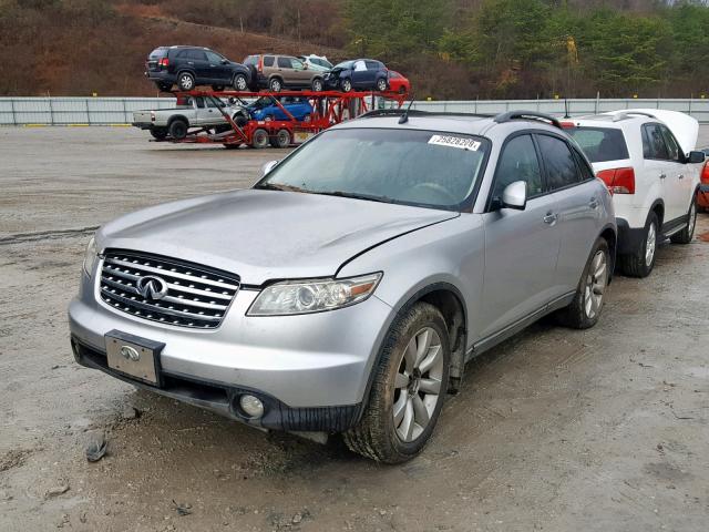 JNRBS08W23X403579 - 2003 INFINITI FX45 SILVER photo 2