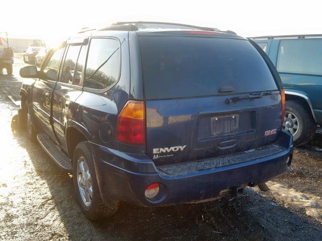 1GKDT13S142397843 - 2004 GMC ENVOY BLUE photo 3