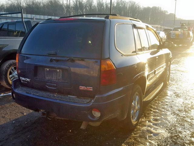 1GKDT13S142397843 - 2004 GMC ENVOY BLUE photo 4