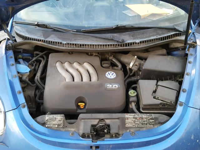 3VWCK21C41M461130 - 2001 VOLKSWAGEN NEW BEETLE Blau Foto 7