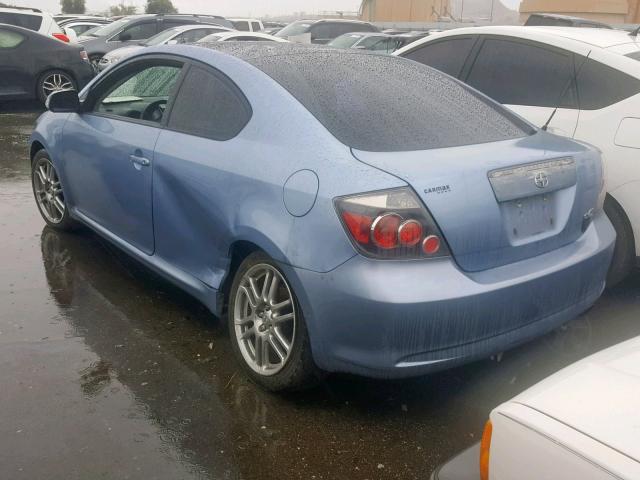 JTKDE167580259729 - 2008 TOYOTA SCION BLUE photo 3