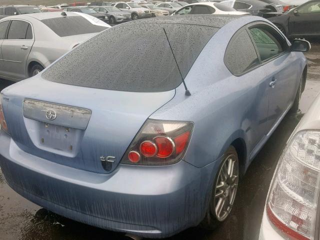 JTKDE167580259729 - 2008 TOYOTA SCION BLUE photo 4