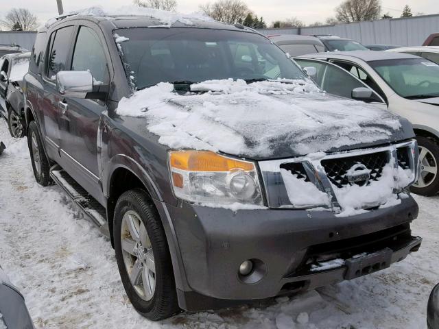 5N1AA0NE8AN604790 - 2010 NISSAN ARMADA PLA GRAY photo 1