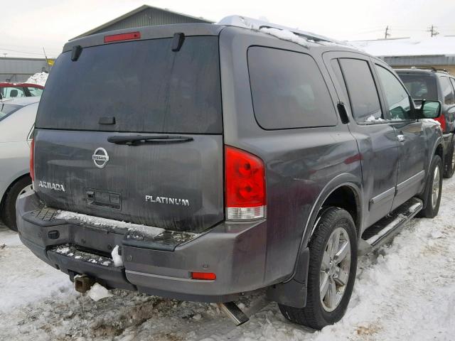 5N1AA0NE8AN604790 - 2010 NISSAN ARMADA PLA GRAY photo 4