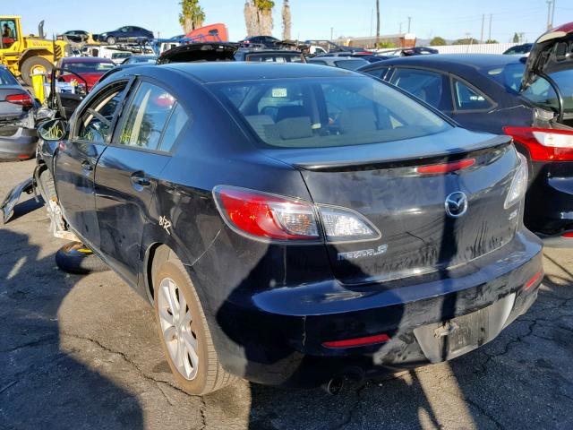 JM1BL1U63B1373759 - 2011 MAZDA 3 S BLACK photo 3