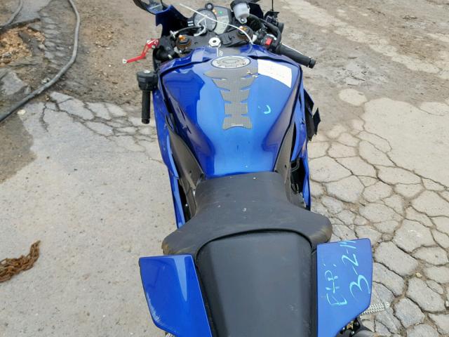 JYARJ28E4JA002728 - 2018 YAMAHA YZFR6 BLUE photo 5