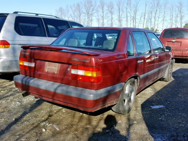 YV1LS5719R1172841 - 1994 VOLVO 850 BURGUNDY photo 4