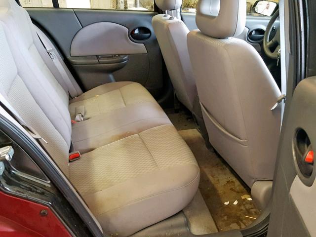 1G8AJ52F05Z172378 - 2005 SATURN ION LEVEL BURGUNDY photo 6