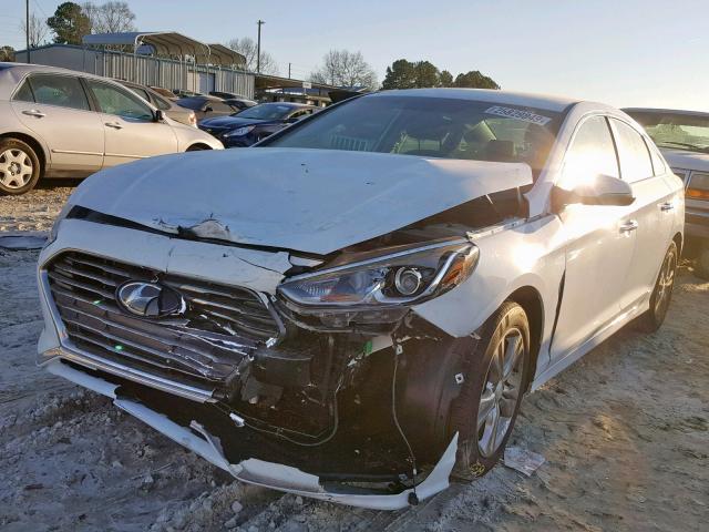 5NPE34AF3JH610888 - 2018 HYUNDAI SONATA SPO WHITE photo 2