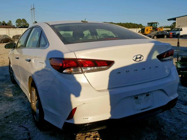 5NPE34AF3JH610888 - 2018 HYUNDAI SONATA SPO WHITE photo 3