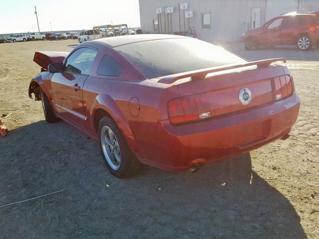 1ZVFT82H655256394 - 2005 FORD MUSTANG GT RED photo 3
