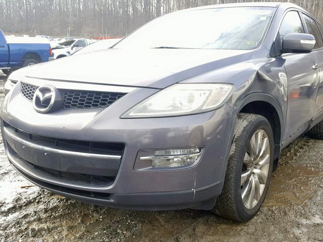 JM3TB28Y470111567 - 2007 MAZDA CX-9 GRAY photo 9