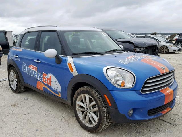 WMWZB3C5XEWR37272 - 2014 MINI COOPER COU BLUE photo 1