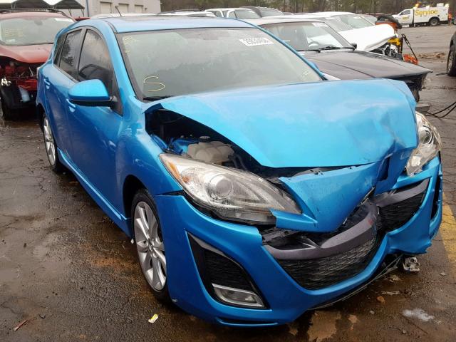 JM1BL1H54A1256224 - 2010 MAZDA 3 S BLUE photo 1