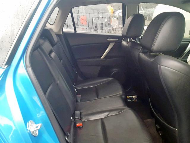 JM1BL1H54A1256224 - 2010 MAZDA 3 S BLUE photo 6