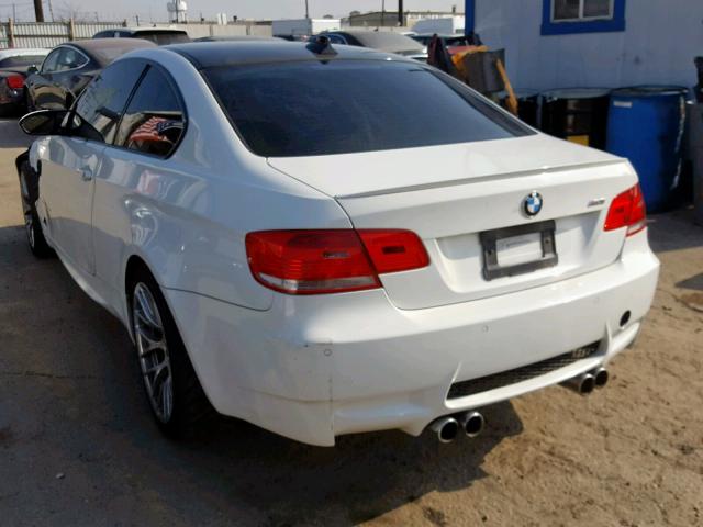 WBSWD93579PY43247 - 2009 BMW M3 WHITE photo 3