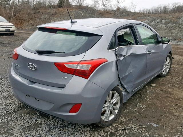 KMHD35LH6EU215031 - 2014 HYUNDAI ELANTRA GT GRAY photo 4