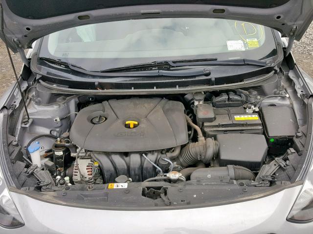 KMHD35LH6EU215031 - 2014 HYUNDAI ELANTRA GT GRAY photo 7