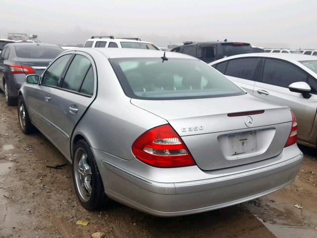 WDBUF56J86A816405 - 2006 MERCEDES-BENZ E 350 SILVER photo 3