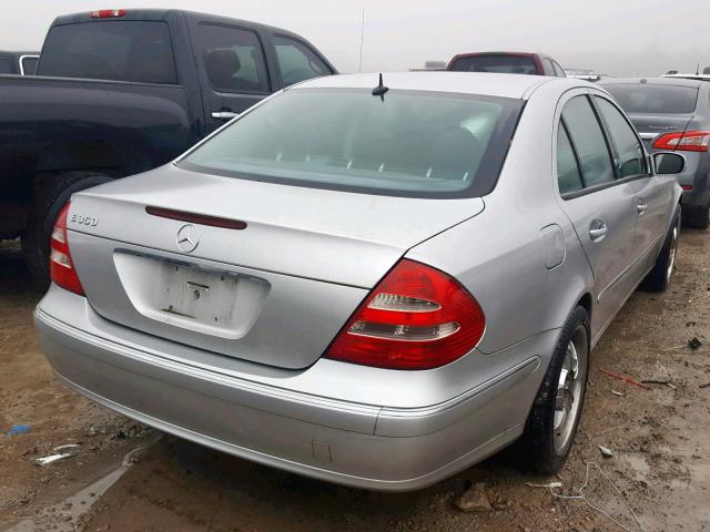 WDBUF56J86A816405 - 2006 MERCEDES-BENZ E 350 SILVER photo 4