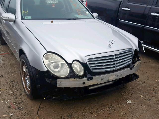 WDBUF56J86A816405 - 2006 MERCEDES-BENZ E 350 SILVER photo 9