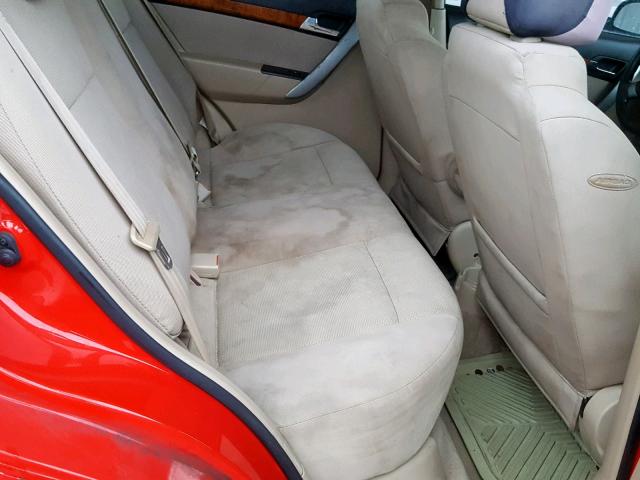 KL1TD5DE3BB137906 - 2011 CHEVROLET AVEO LS RED photo 6