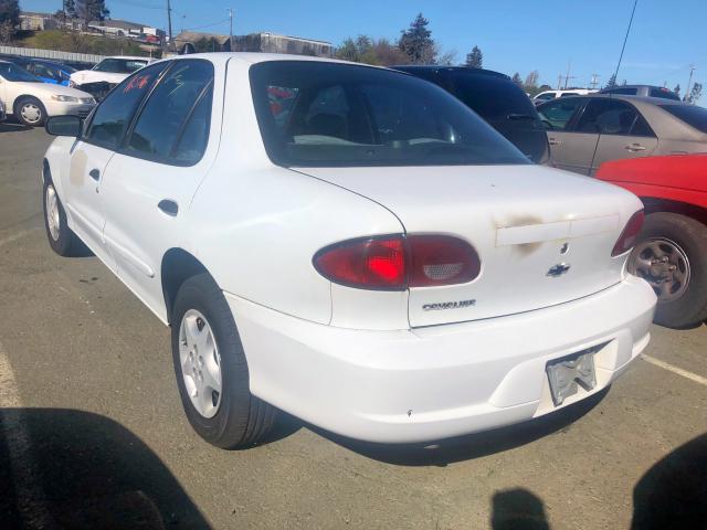 1G1JC524317168385 - 2001 CHEVROLET CAVALIER B WHITE photo 3