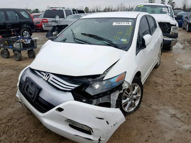 JHMZE2H75BS001771 - 2011 HONDA INSIGHT EX WHITE photo 2