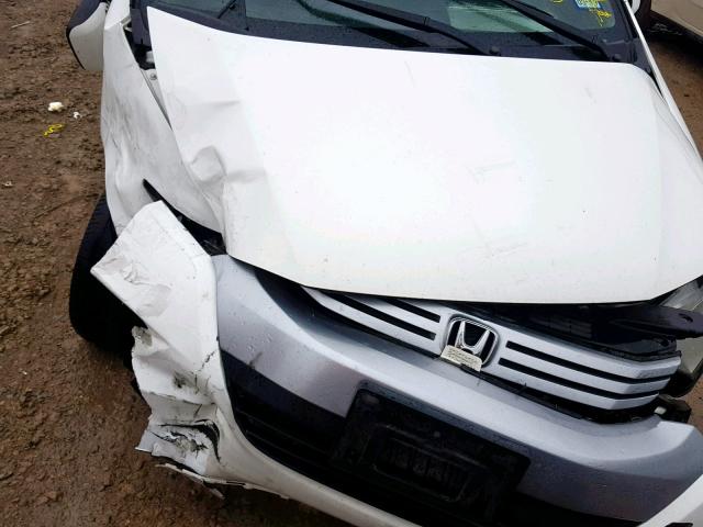 JHMZE2H75BS001771 - 2011 HONDA INSIGHT EX WHITE photo 7