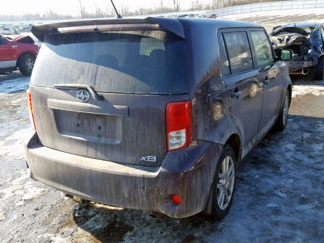 JTLZE4FE4B1125202 - 2011 TOYOTA SCION XB Бордовый фото 4