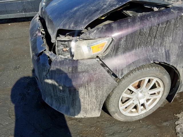 JTLZE4FE4B1125202 - 2011 TOYOTA SCION XB Бордовый фото 9