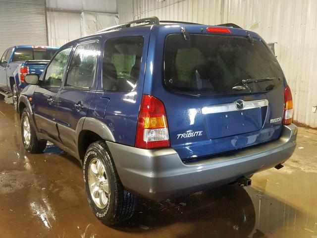 4F2CZ961X3KM41327 - 2003 MAZDA TRIBUTE ES 蓝色 照片 3
