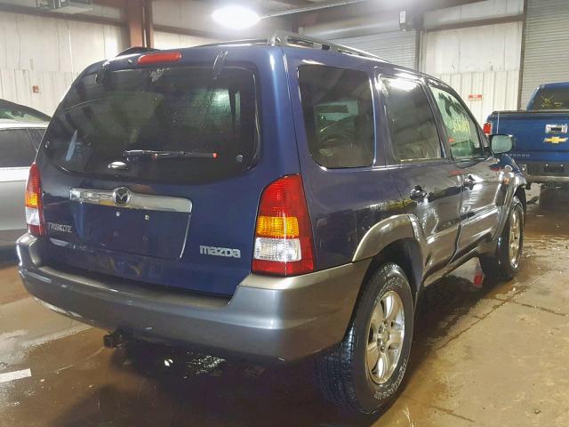 4F2CZ961X3KM41327 - 2003 MAZDA TRIBUTE ES 蓝色 照片 4