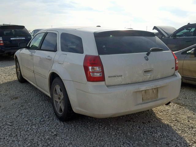 2D4FV47V47H754922 - 2007 DODGE MAGNUM SXT WHITE photo 3