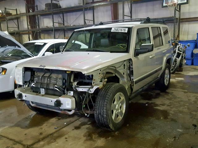 1J8HG48P47C528665 - 2007 JEEP COMMANDER TAN photo 2
