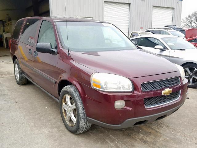 1GNDV23187D189719 - 2007 CHEVROLET UPLANDER L 勃艮第红 照片 1