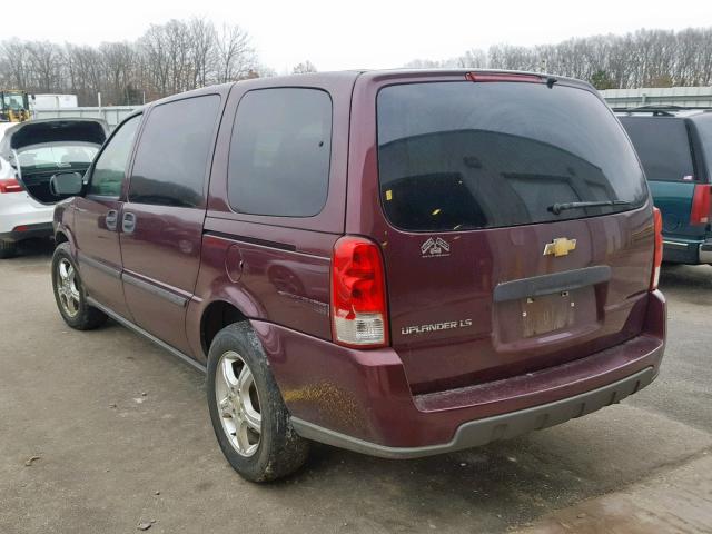 1GNDV23187D189719 - 2007 CHEVROLET UPLANDER L 勃艮第红 照片 3