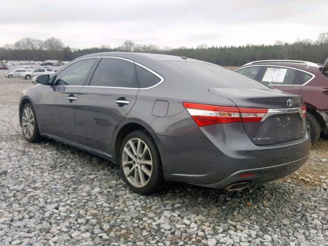 4T1BK1EBXEU100962 - 2014 TOYOTA AVALON BAS GRAY photo 3