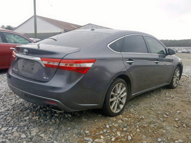 4T1BK1EBXEU100962 - 2014 TOYOTA AVALON BAS GRAY photo 4