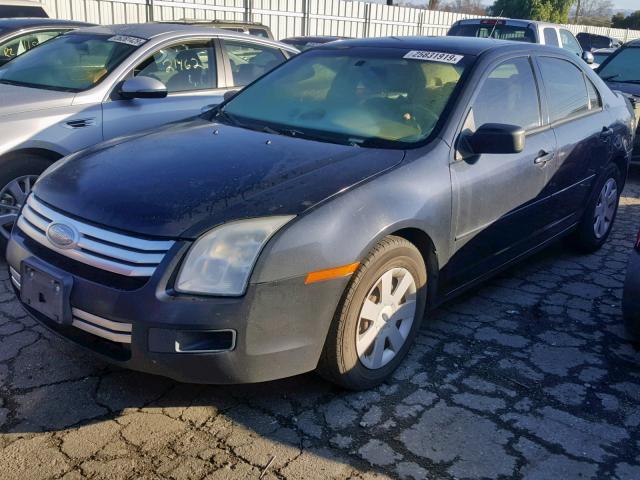 3FAHP06Z58R152622 - 2008 FORD FUSION S BLUE photo 2